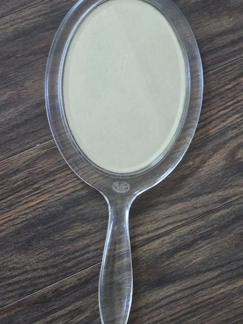 Vintage FULLER BRUSH COMPANY Two-Sided Lucite Handheld Vanity Mirror